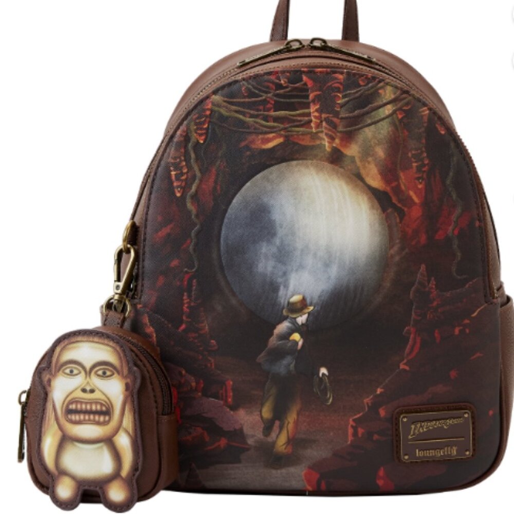 Indiana Jones Raiders of The Lost Ark Mini Backpack & Coin Purse 2023 Loungefly